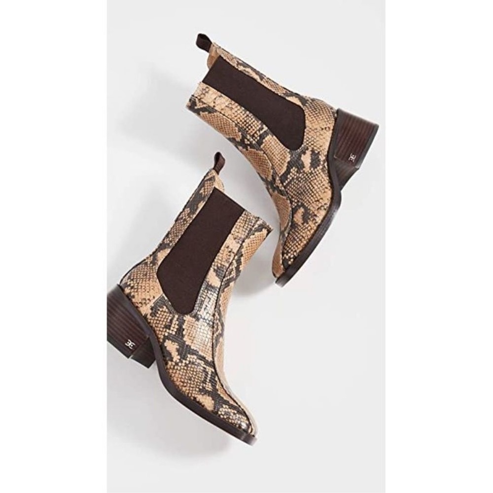 Sam Edelman Women's Dasha Textured Pull On Short Boots Size 8M - Picture 3 of 13